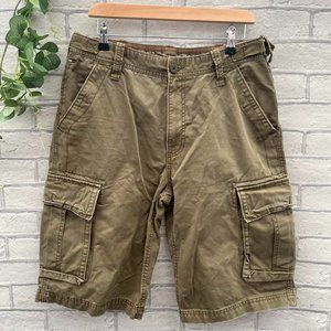 Tommy Hilfiger Mens Khaki and Tan Shorts